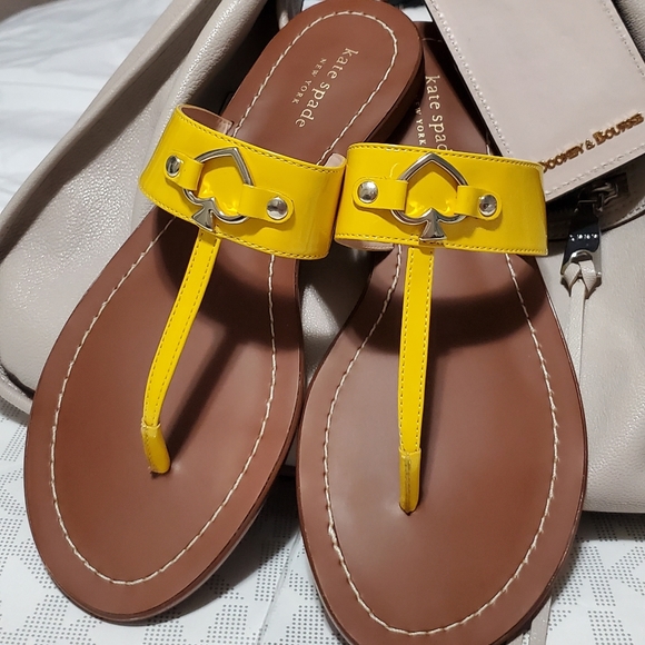 kate spade Shoes - Kate Spade Yellow Cece Sandals
